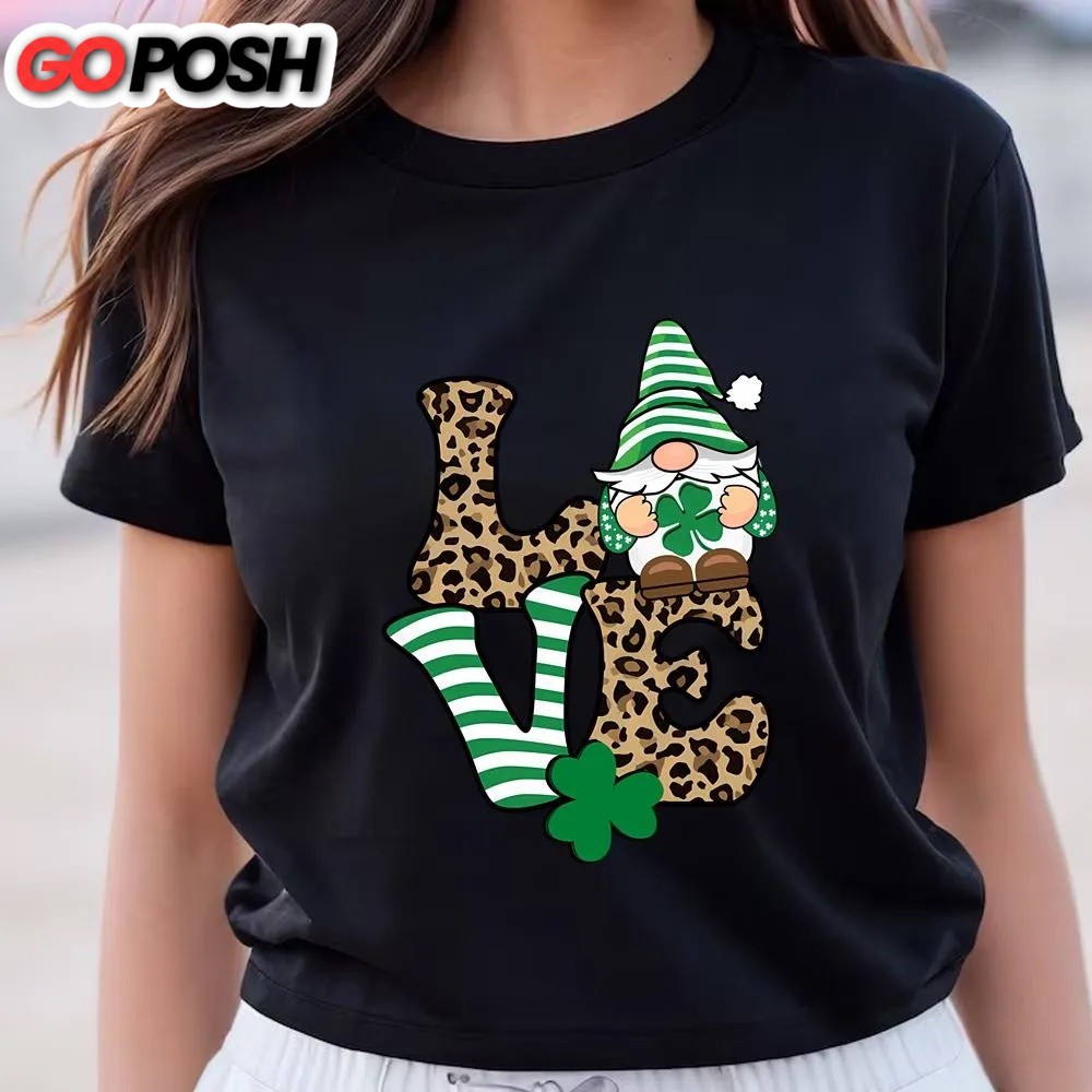 st-patricks-day-t-shirt-love-st-patricks-day-gnome-leopard-print-t-shirt-fun-qeiqg57o St Patricks Day T Shirt, Love St. Patrick’s Day Gnome Leopard Print T-Shirt, Funny St Patricks Day Shirts