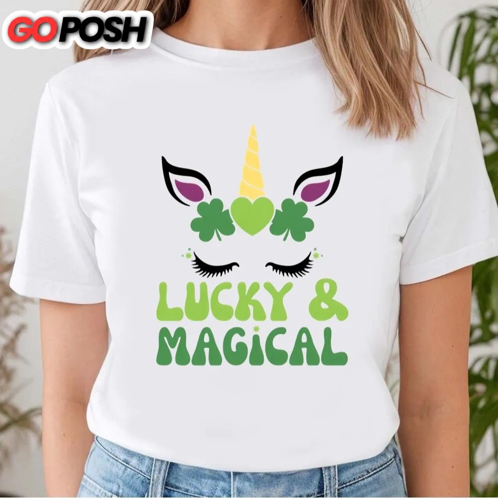 st-patricks-day-t-shirt-lucky-and-magical-st-patricks-day-unicorn-t-shirt-fun-l477n2n6 St Patricks Day T Shirt, Lucky And Magical St Patrick’s Day Unicorn T-Shirt, Funny St Patricks Day Shirts