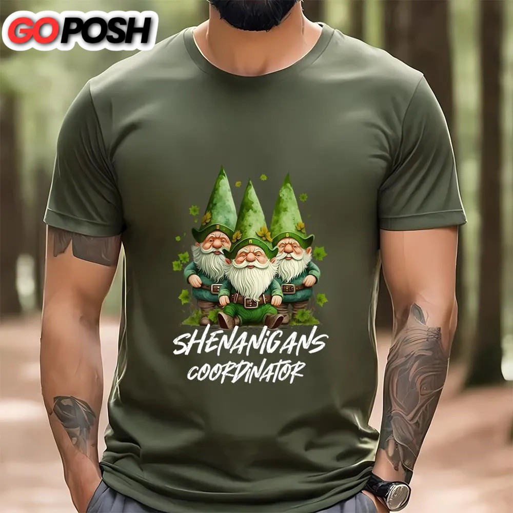 st-patricks-day-t-shirt-shenanigans-coordinator-st-patricks-day-gnomes-green-pr-x9oiadqo St Patricks Day T Shirt, Shenanigans Coordinator St Patricks Day Gnomes Green Proud T-Shirt, Funny St Patricks Day Shirts