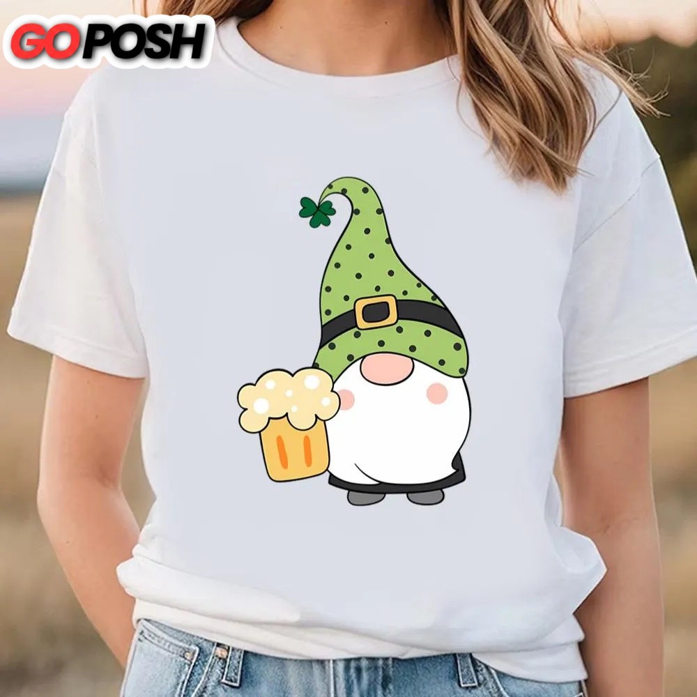 St Patricks Day T Shirt, St Patrick Day Gnomes T-Shirt, Funny St Patricks Day Shirts