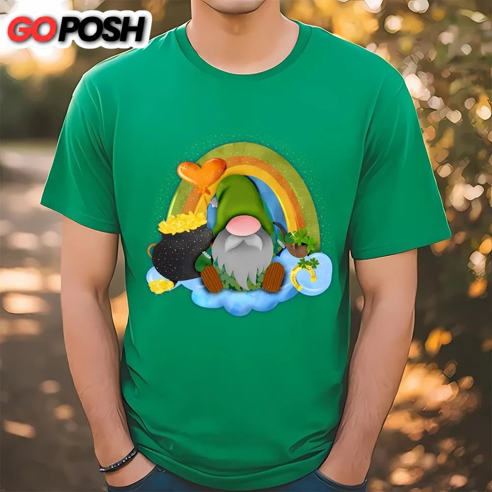 St Patricks Day T Shirt, St. Patricks Day Gnome T-Shirt, Funny St Patricks Day Shirts