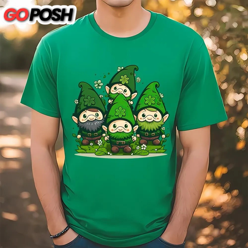 St Patricks Day T Shirt, St Patrick’s Day Gnomes Shirt Cute Gnomes Shirt, Funny St Patricks Day Shirts