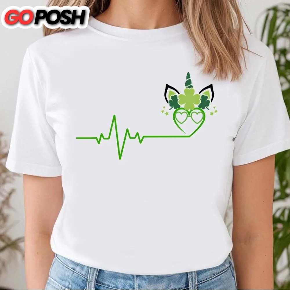 st-patricks-day-t-shirt-st-patricks-day-heartbeat-unicorn-t-shirt-funny-st-pat-73cuabwg St Patricks Day T Shirt, St Patricks Day Heartbeat Unicorn T-shirt, Funny St Patricks Day Shirts