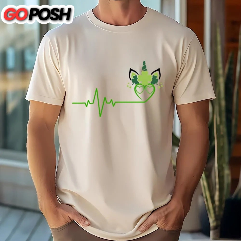 st-patricks-day-t-shirt-st-patricks-day-heartbeat-unicorn-t-shirt-funny-st-pat-73cuabwg St Patricks Day T Shirt, St Patricks Day Heartbeat Unicorn T-shirt, Funny St Patricks Day Shirts
