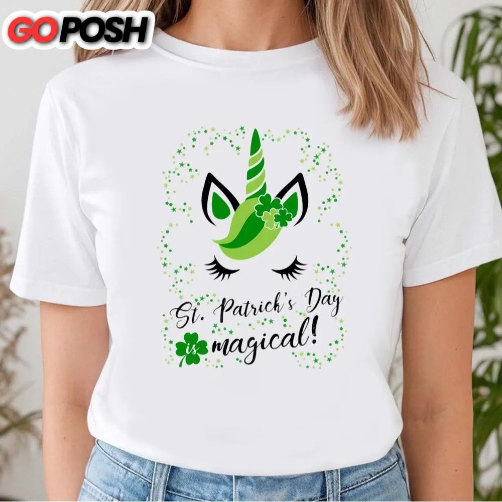 st-patricks-day-t-shirt-st-patricks-day-is-magical-cute-and-funny-unicorn-t-shi-a9m96dpq St Patricks Day T Shirt, St Patricks Day Is Magical Cute And Funny Unicorn T Shirt T-shirt, Funny St Patricks Day Shirts