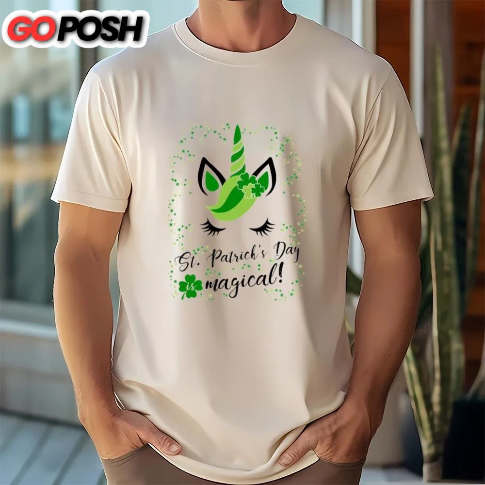 st-patricks-day-t-shirt-st-patricks-day-is-magical-cute-and-funny-unicorn-t-shi-a9m96dpq St Patricks Day T Shirt, St Patricks Day Is Magical Cute And Funny Unicorn T Shirt T-shirt, Funny St Patricks Day Shirts