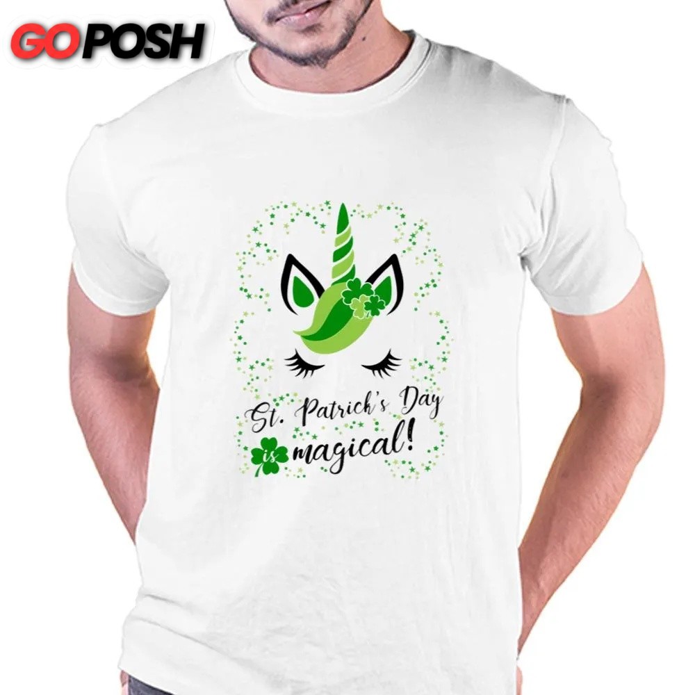St Patricks Day T Shirt, St Patricks Day Is Magical Cute And Funny Unicorn T Shirt T-shirt, Funny St Patricks Day Shirts