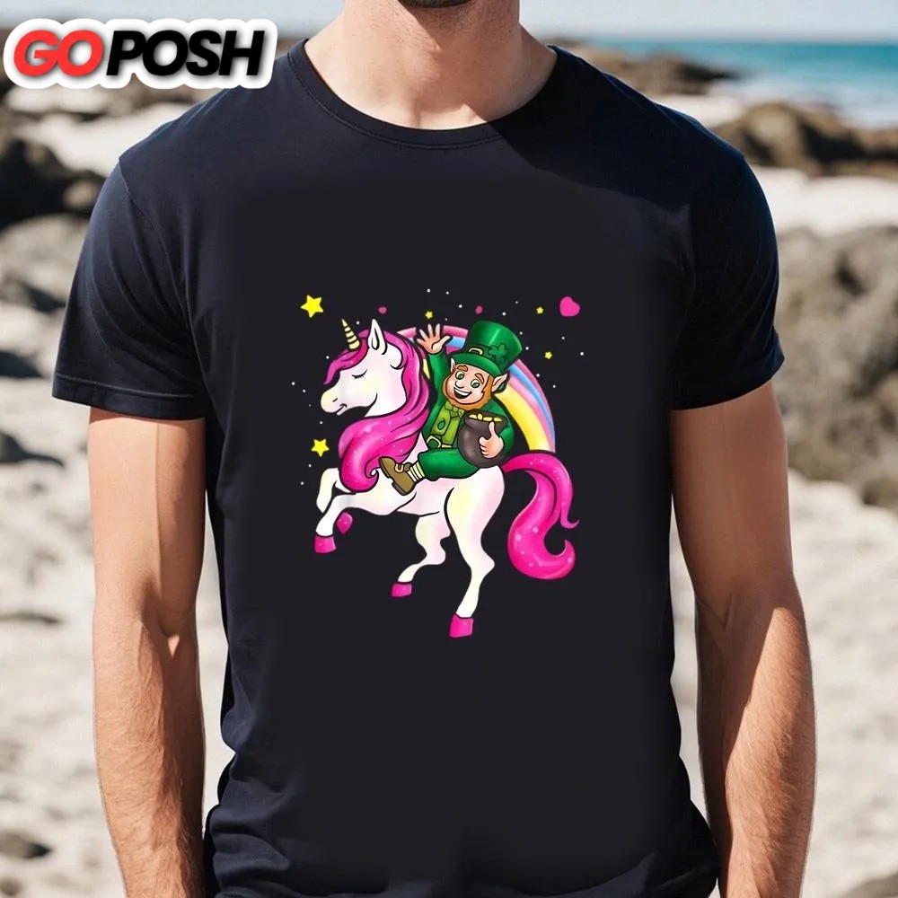 st-patricks-day-t-shirt-st-patricks-day-leprechaun-irish-unicorn-gift-shirt-fu-a0fm8e0p St Patricks Day T Shirt, St Patricks Day Leprechaun Irish Unicorn Gift Shirt, Funny St Patricks Day Shirts