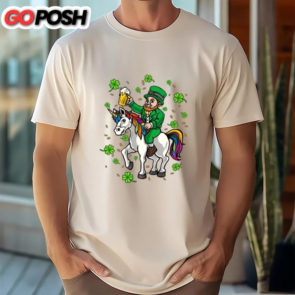 st-patricks-day-t-shirt-st-patricks-day-shirt-leprechaun-unicorn-irish-t-shirt-5059flnf St Patricks Day T Shirt, St Patricks Day Shirt, Leprechaun Unicorn Irish T-shirt, Funny St Patricks Day Shirts