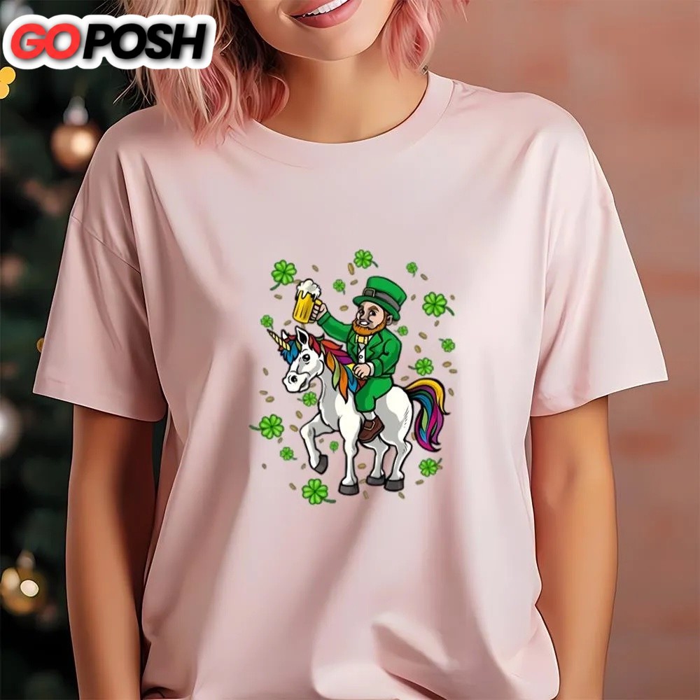 st-patricks-day-t-shirt-st-patricks-day-shirt-leprechaun-unicorn-irish-t-shirt-5059flnf St Patricks Day T Shirt, St Patricks Day Shirt, Leprechaun Unicorn Irish T-shirt, Funny St Patricks Day Shirts