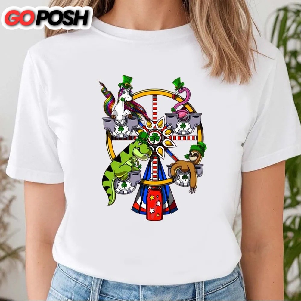 st-patricks-day-t-shirt-st-patricks-day-unicorn-t-rex-dinosaur-sloth-flamingo-l-a7x7d59t St Patricks Day T Shirt, St Patricks Day Unicorn T-Rex Dinosaur Sloth Flamingo Leprechaun T-Shirt, Funny St Patricks Day Shirts