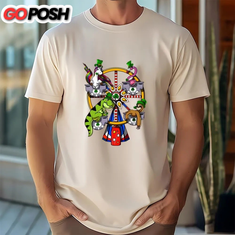 st-patricks-day-t-shirt-st-patricks-day-unicorn-t-rex-dinosaur-sloth-flamingo-l-a7x7d59t St Patricks Day T Shirt, St Patricks Day Unicorn T-Rex Dinosaur Sloth Flamingo Leprechaun T-Shirt, Funny St Patricks Day Shirts