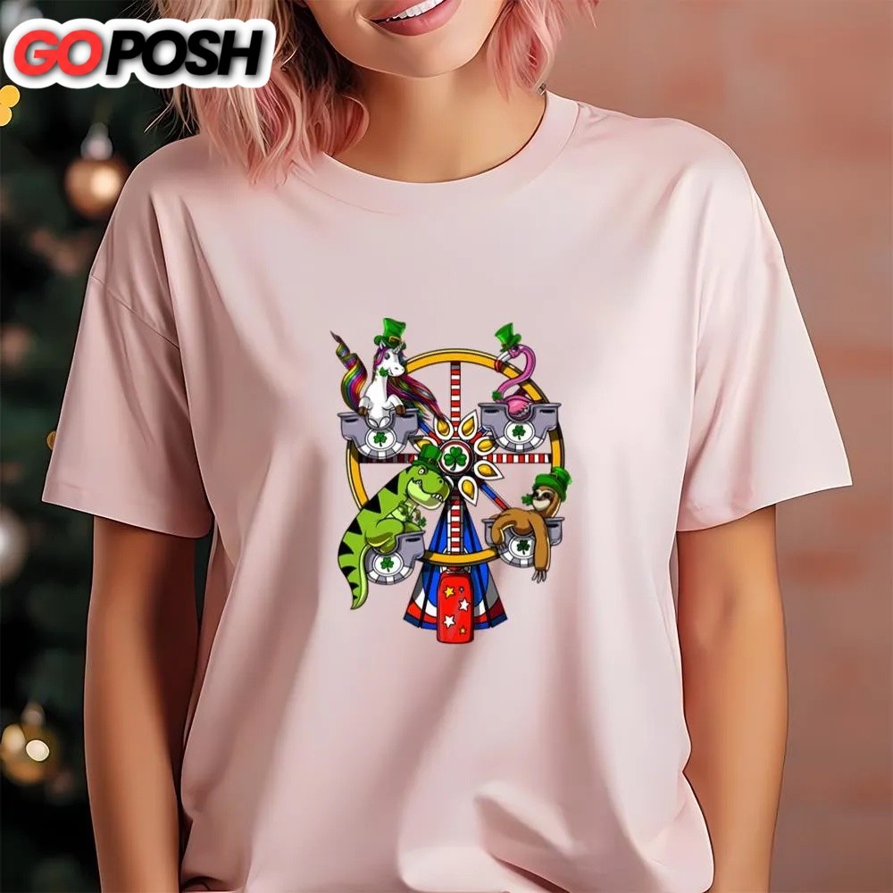 st-patricks-day-t-shirt-st-patricks-day-unicorn-t-rex-dinosaur-sloth-flamingo-l-a7x7d59t St Patricks Day T Shirt, St Patricks Day Unicorn T-Rex Dinosaur Sloth Flamingo Leprechaun T-Shirt, Funny St Patricks Day Shirts