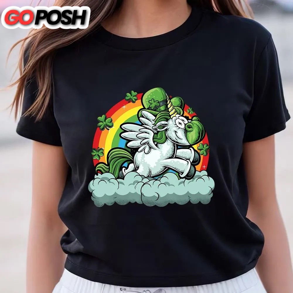 st-patricks-day-t-shirt-st-patricks-day-unicorn-unicorn-luck-funny-t-shirt-fun-ig4xq5ja St Patricks Day T Shirt, St Patricks Day Unicorn Unicorn Luck Funny T-Shirt, Funny St Patricks Day Shirts