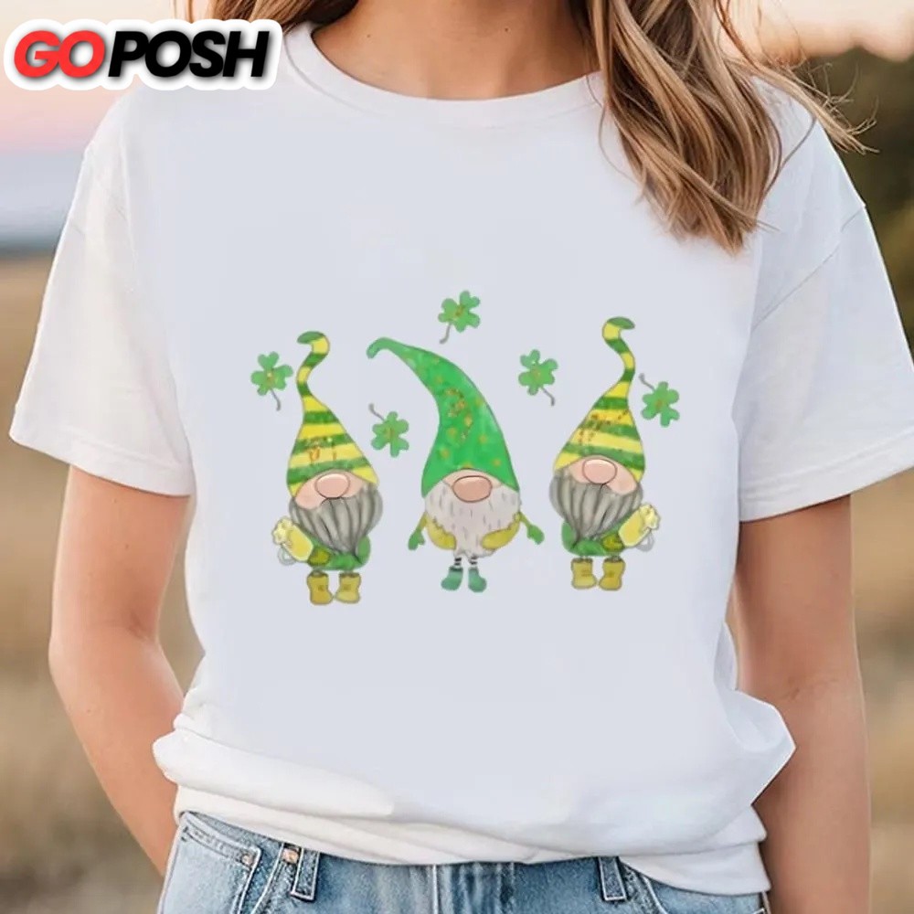 St Patricks Day T Shirt, St Patrick’s Gnomes T-Shirt, Funny St Patricks Day Shirts