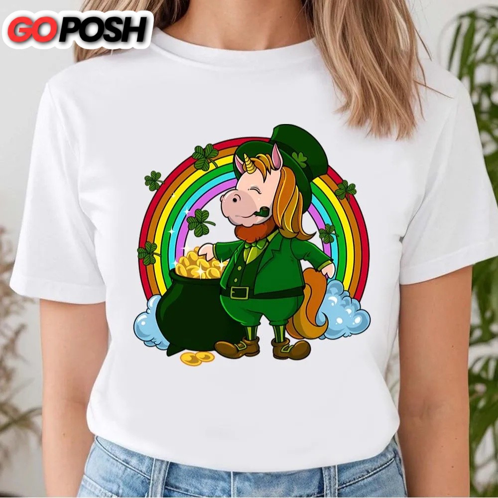 st-patricks-day-t-shirt-unicorn-leprechaun-st-patricks-unicorn-t-shirt-funny-s-fv3e7xi1 St Patricks Day T Shirt, Unicorn Leprechaun St Patricks Unicorn T-Shirt, Funny St Patricks Day Shirts