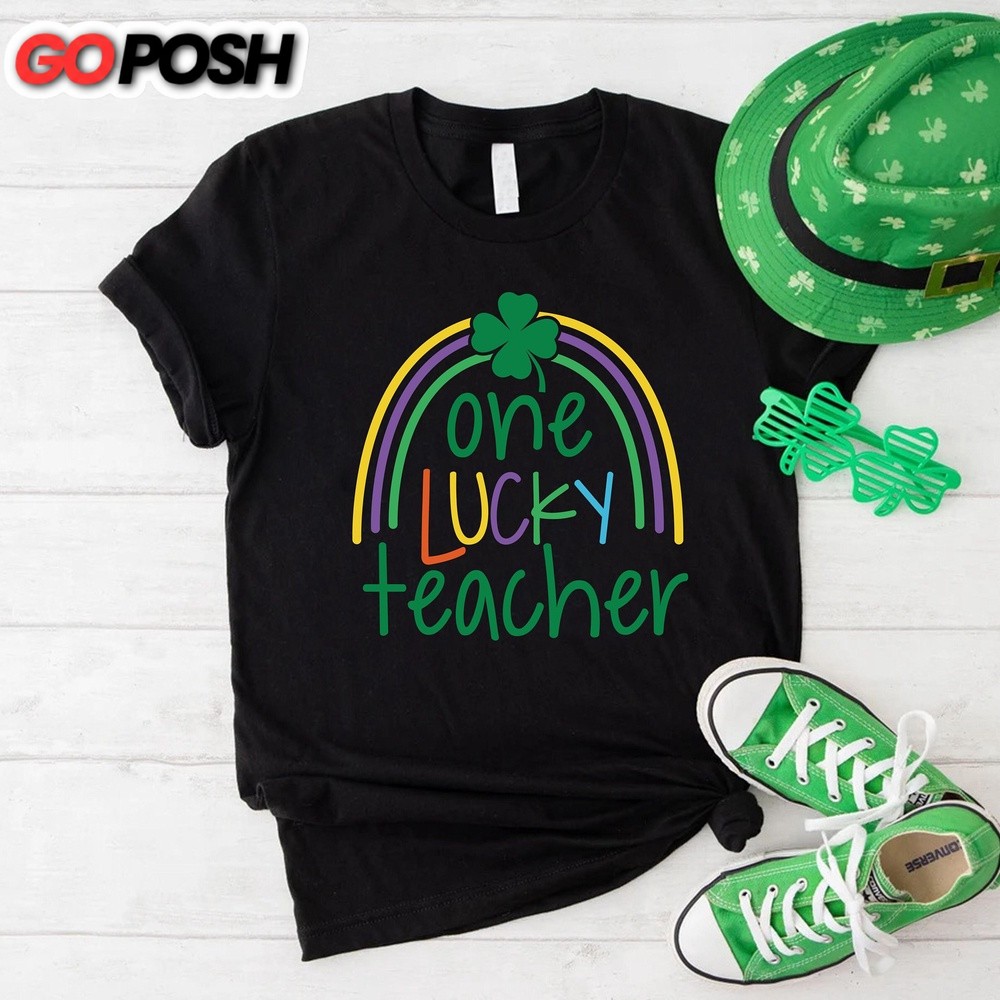 st-patricks-day-teacher-shirt-lucky-teacher-shirt-st-paddys-day-gift-for-teac-wal9i8u9 St Patricks Day Teacher Shirt, Lucky Teacher Shirt, St Paddy’s Day Gift For Teacher, St Patrick Rainbow Tshirt
