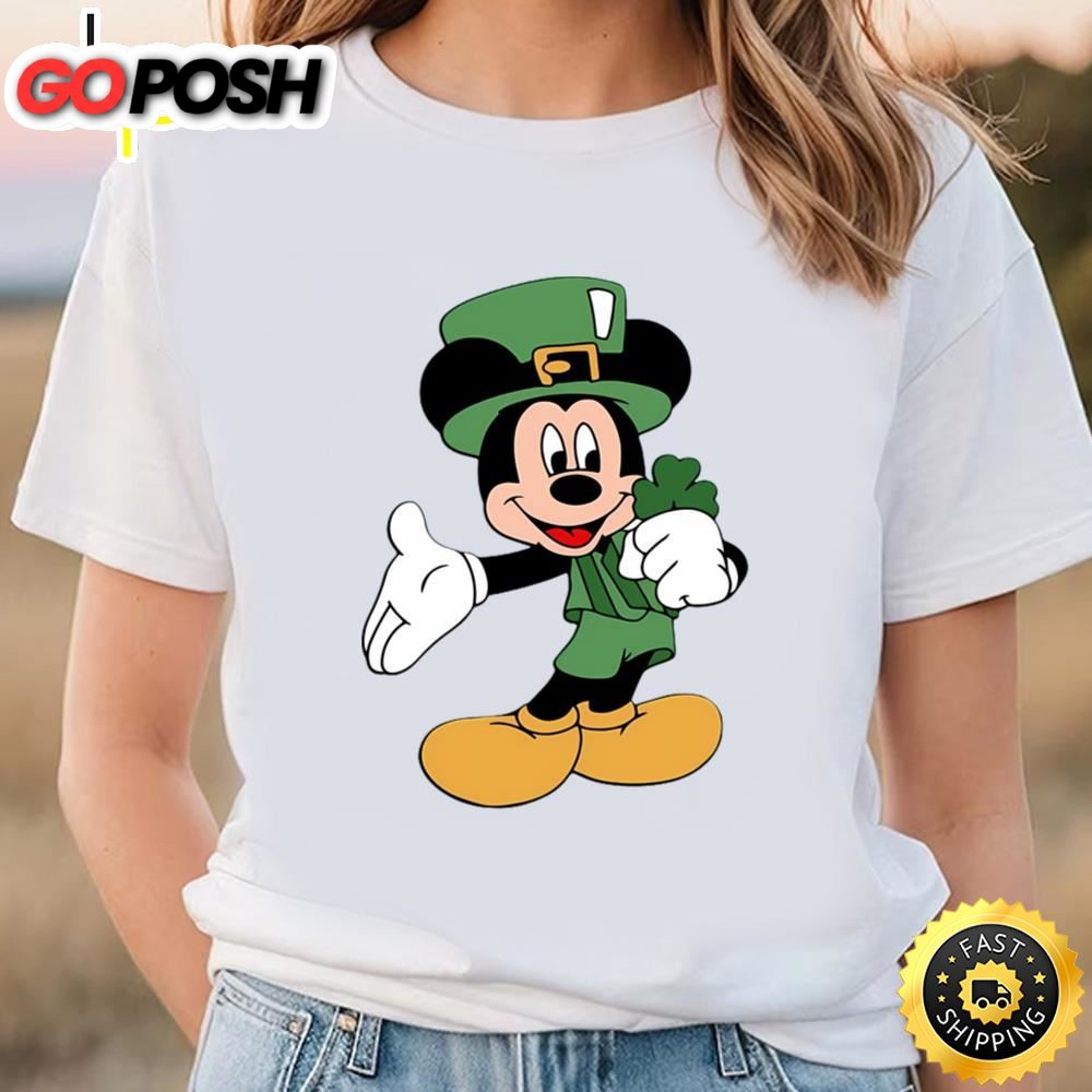 St Patricks Mickey Mouse Disney Shirt
