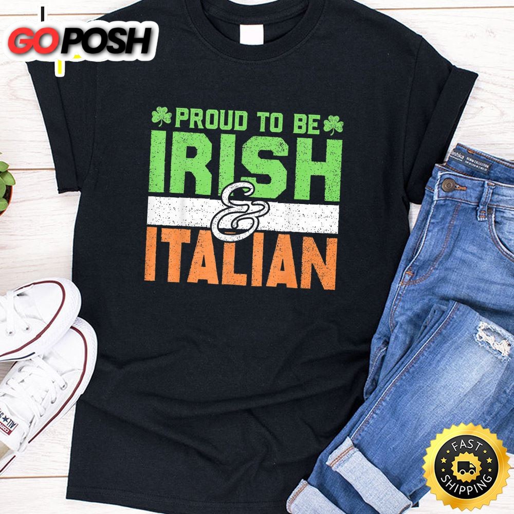 St. Patricks Paddys Day Irish Italian Green Shamrock Gift T-Shirt