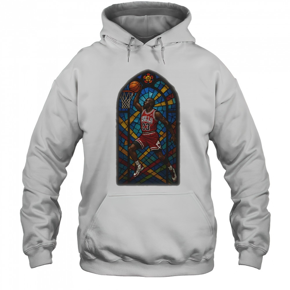 Stained glass Michael Jordan shirt