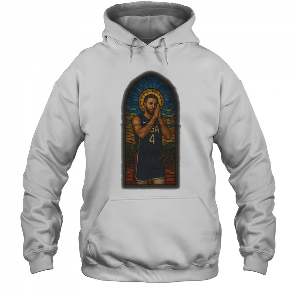 Stained glass Stephen Curry shirt