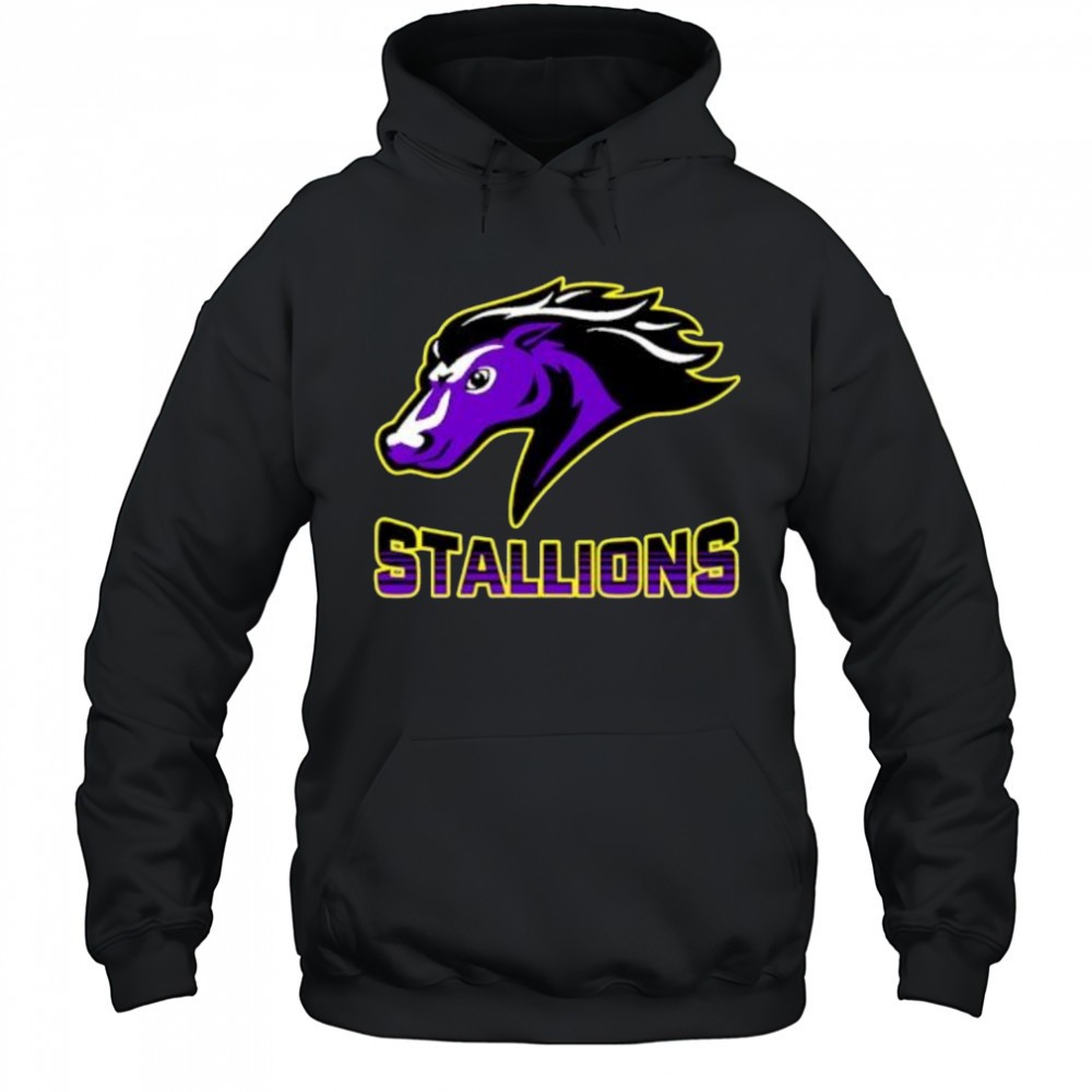 Stallions purple logo shirt