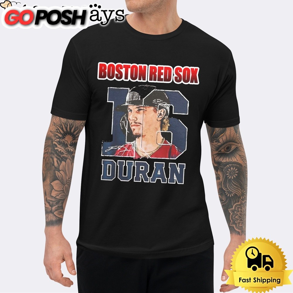 Star Duran Wears Jersey Number 16 Of The Boston Red Sox Unisex T-Shirt
