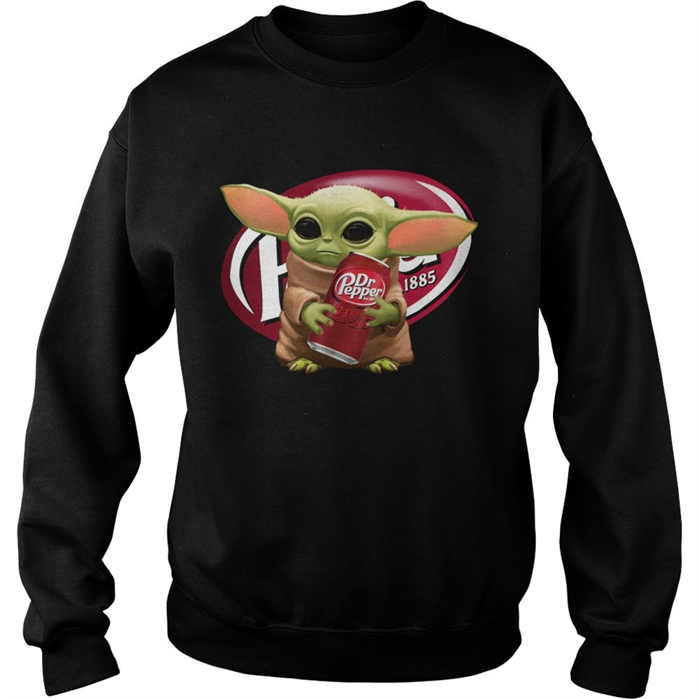 Star Wars Baby Yoda Hug Dr Pepper shirt