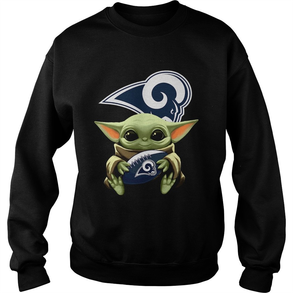 Star Wars Baby Yoda Hug Los Angeles Rams shirt