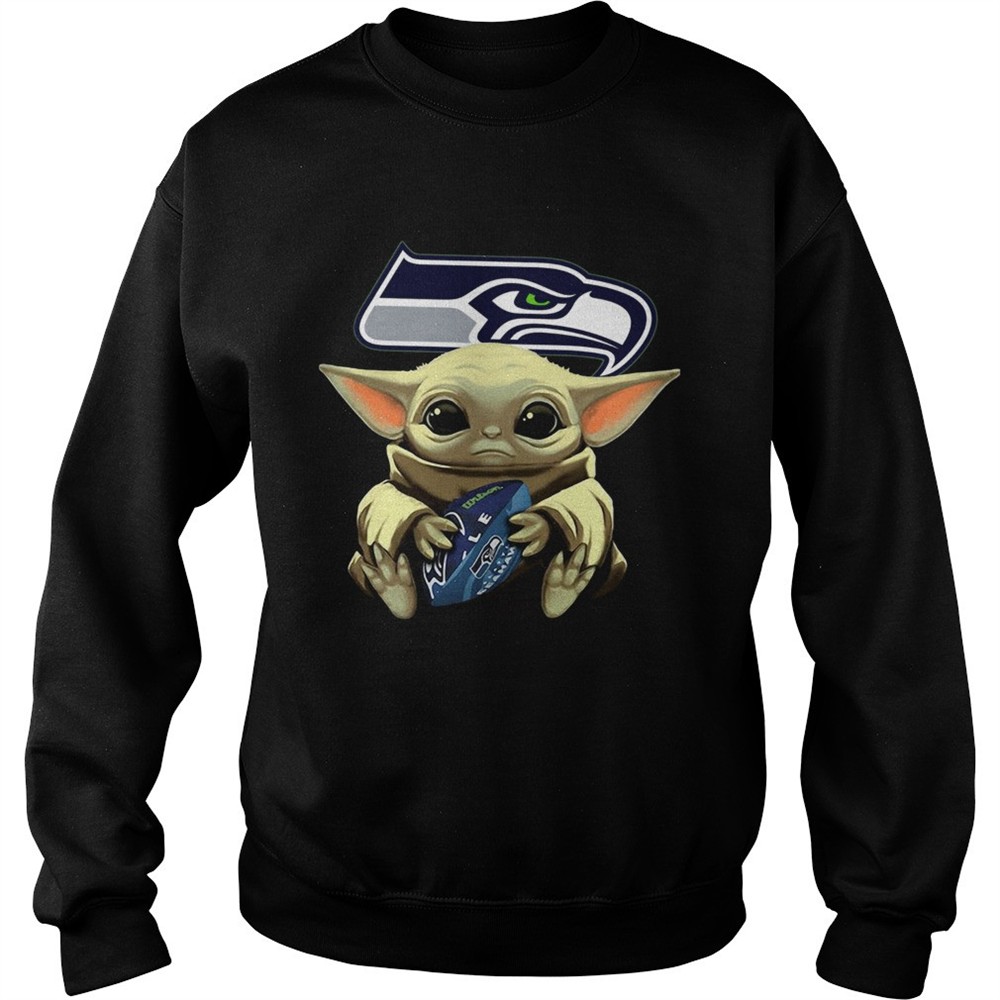 Star Wars Baby Yoda Hug Seattle Seahawks shirt