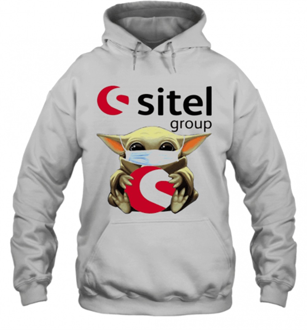 Star Wars Baby Yoda Hug Sitel Group Covid 19 T-Shirt