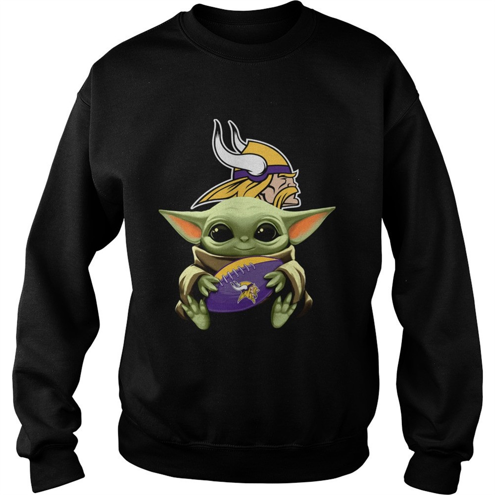 Star Wars Baby Yoda Hug Vikings shirt