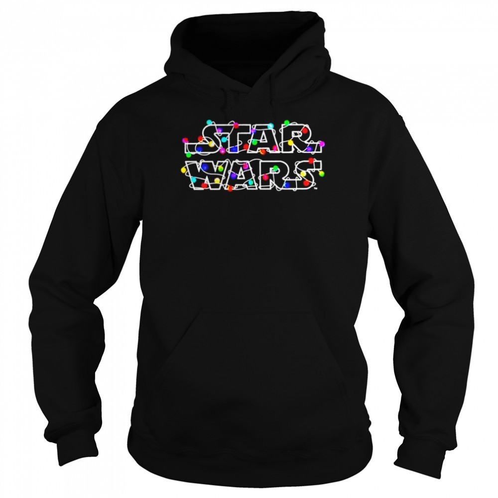 Star Wars Christmas Lights logo shirt