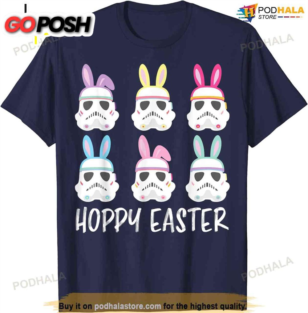 Star Wars Easter Storm Troopers With Ears Line Up Poster Funny Easter Shirt