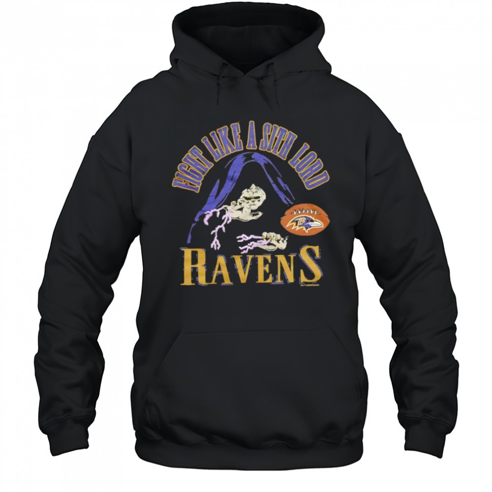 Star Wars x Baltimore Ravens fight like a sith lord shirt