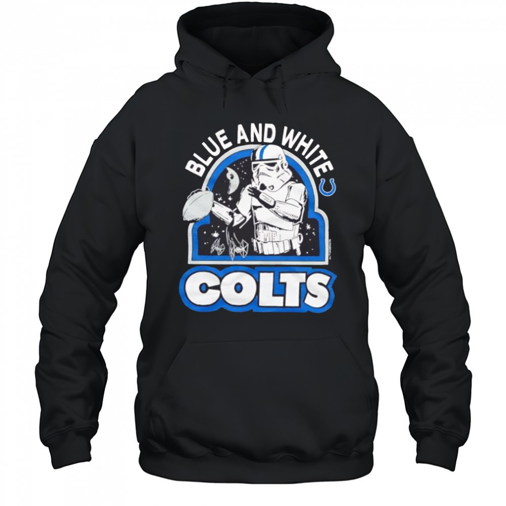 Star Wars x Indianapolis Colts Stormtroopers blue and white Colts shirt
