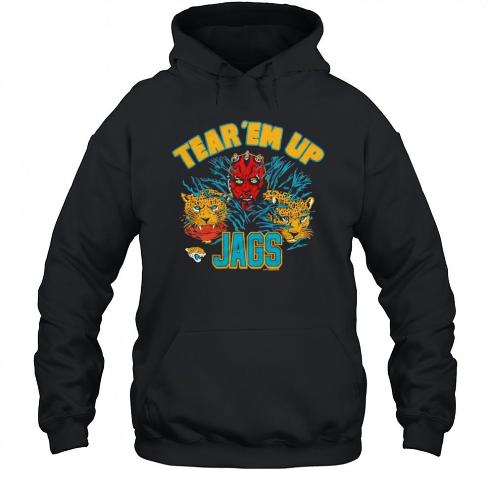 Star Wars x Jacksonville Jaguars Darth Maul Tear ‘Em Up Jags shirt