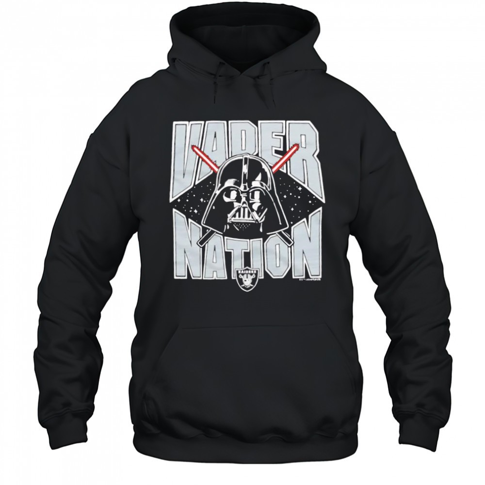 Star Wars x Las Vegas Raiders Darth Vader nation shirt