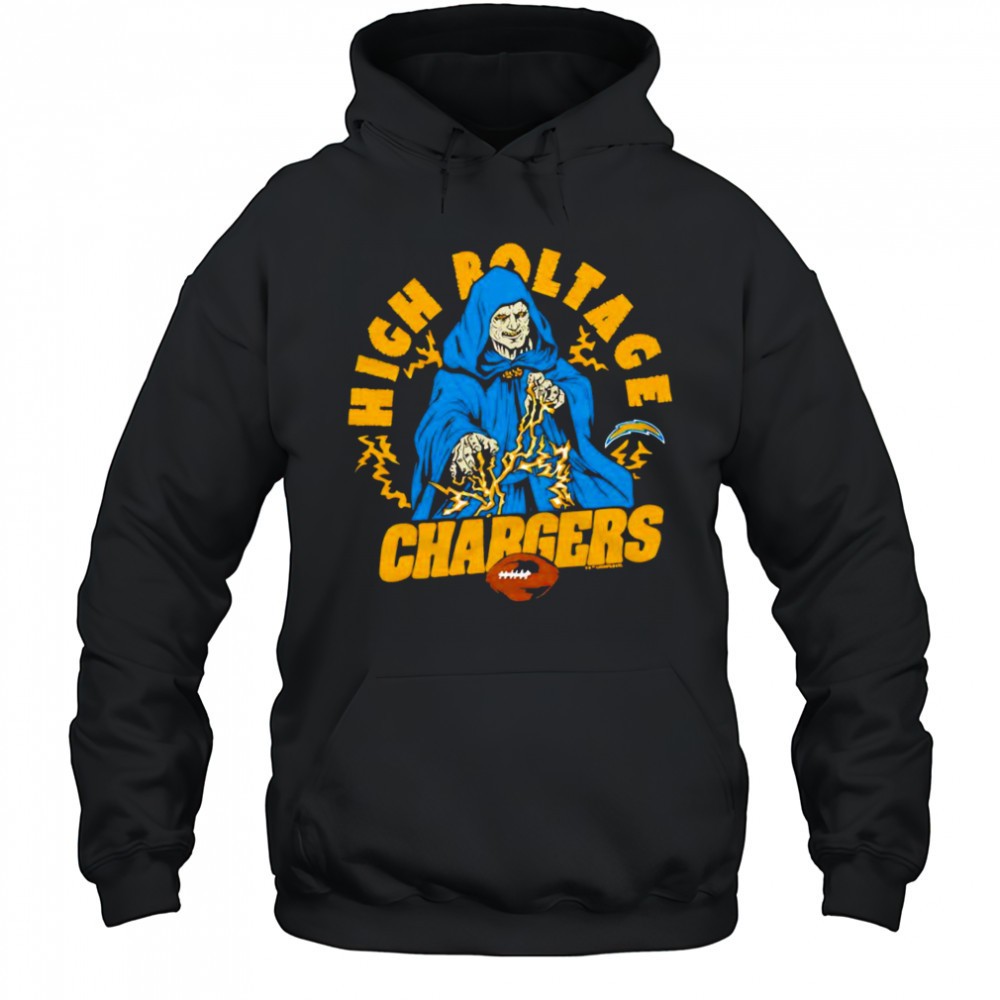 Star Wars x Los Angeles Chargers Emperor Palpatine High Voltage Chargers shirt