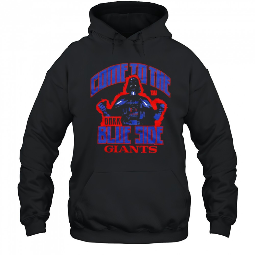 Star Wars x New York Giants Darth Vader Come to the Dark Blue Side shirt