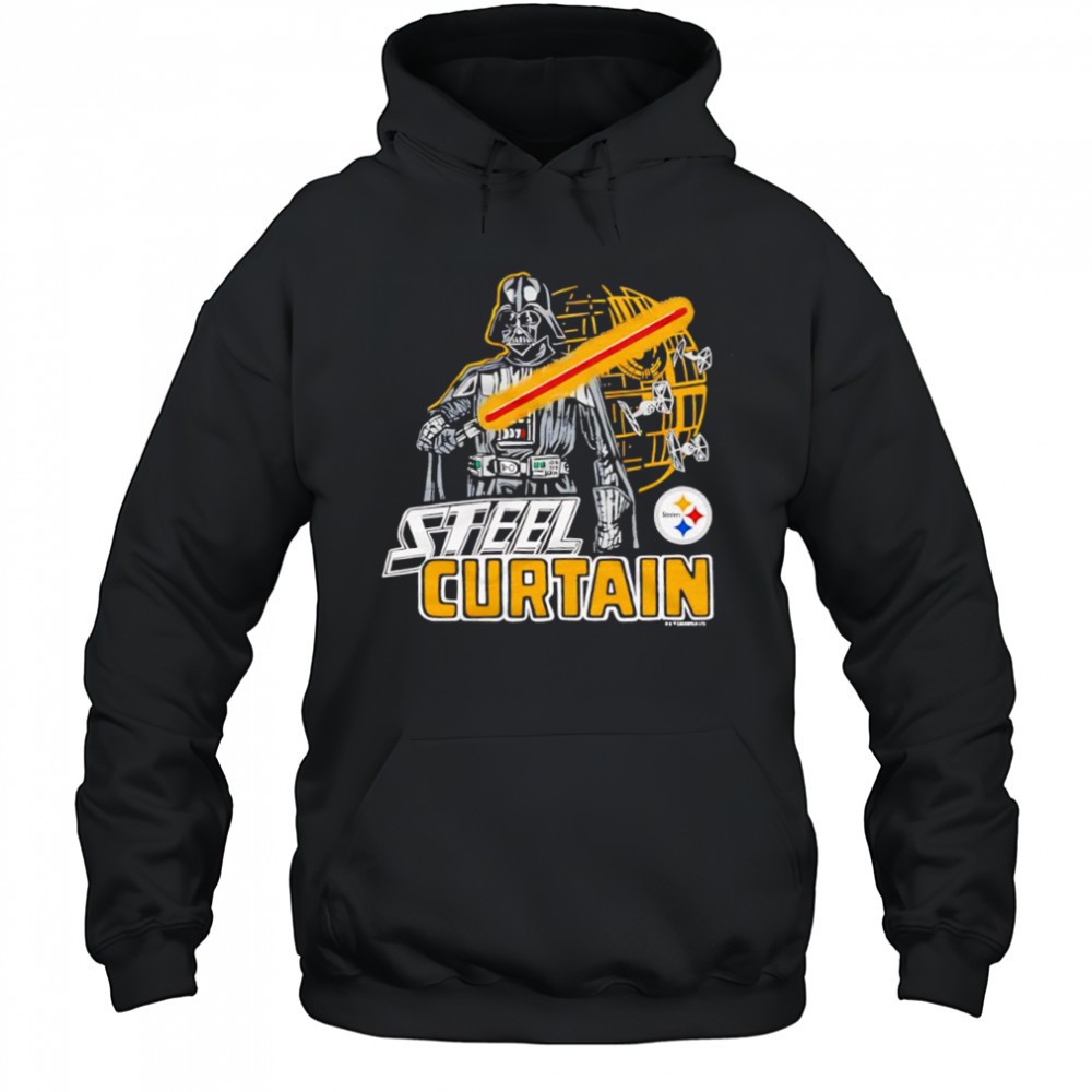 Star Wars x Pittsburgh Steelers Darth Vader steel curtain shirt