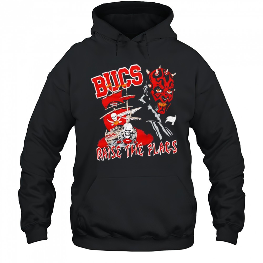 Star Wars x Tampa Bay Buccaneers Darth Maul bucs raise the flags shirt