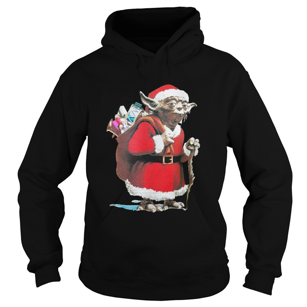 Star Wars Yoda Santa Claus Ugly Faux Christmas Shirt