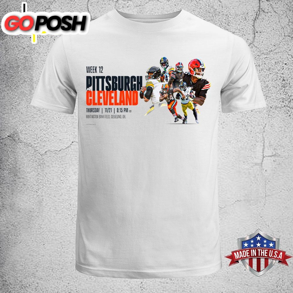 Steelers Vs. Browns Thursday Night Football Nfl Week 12 2024 T-Shirt