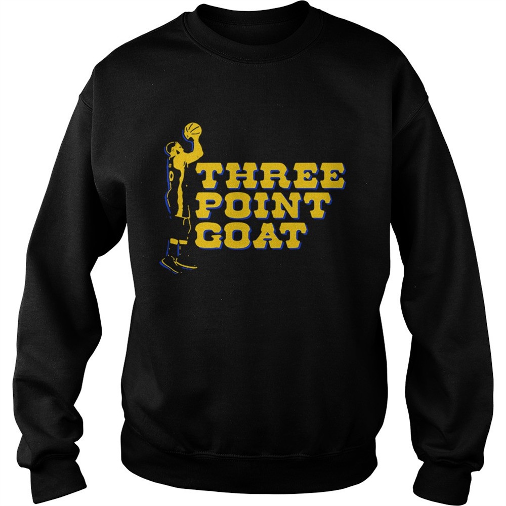 Steph Curry three point goat Golden State Warriors shirt