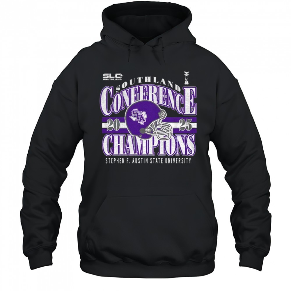 Stephen F. Austin State University helmet Southland Conference Champions 2025 shirt