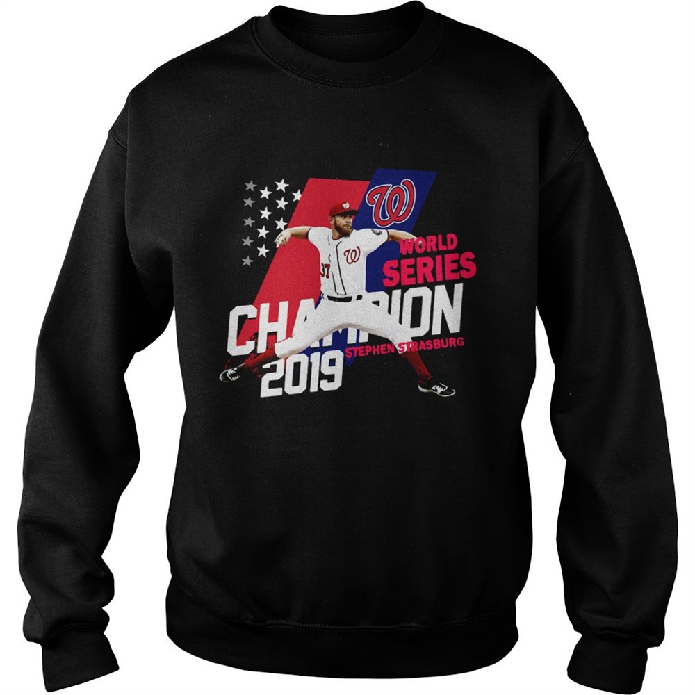 Stephen Strasburg Washington Nationals world series champions 2019 American Flag shirt