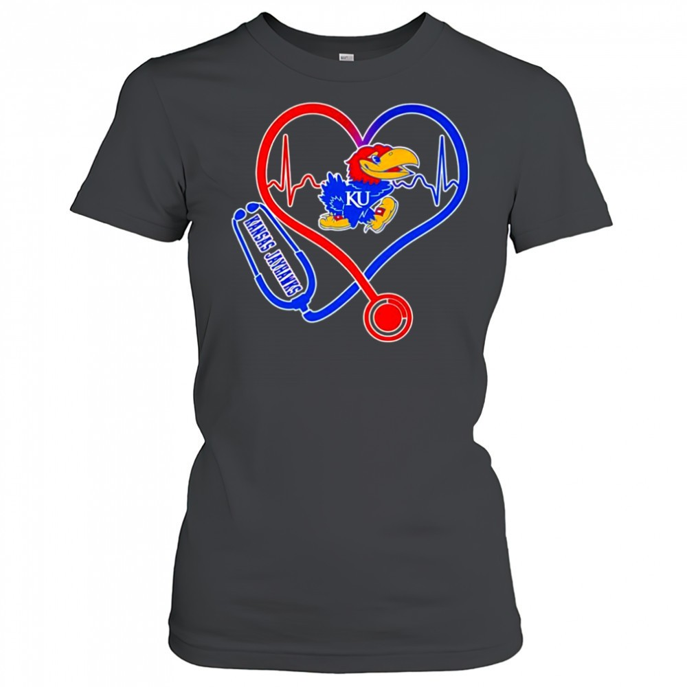 stethoscope-heart-kansas-jayhawks-shirt-93jsy9kb Stethoscope heart Kansas Jayhawks shirt