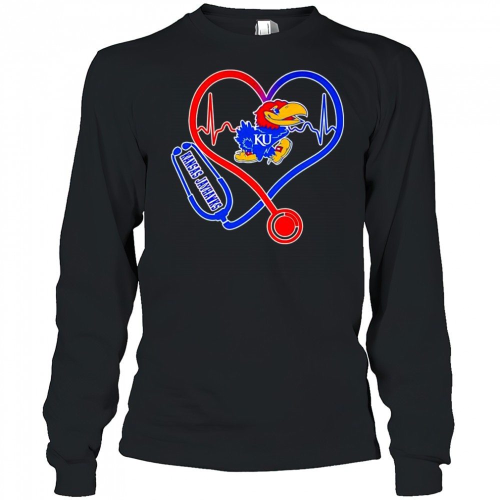 stethoscope-heart-kansas-jayhawks-shirt-93jsy9kb Stethoscope heart Kansas Jayhawks shirt