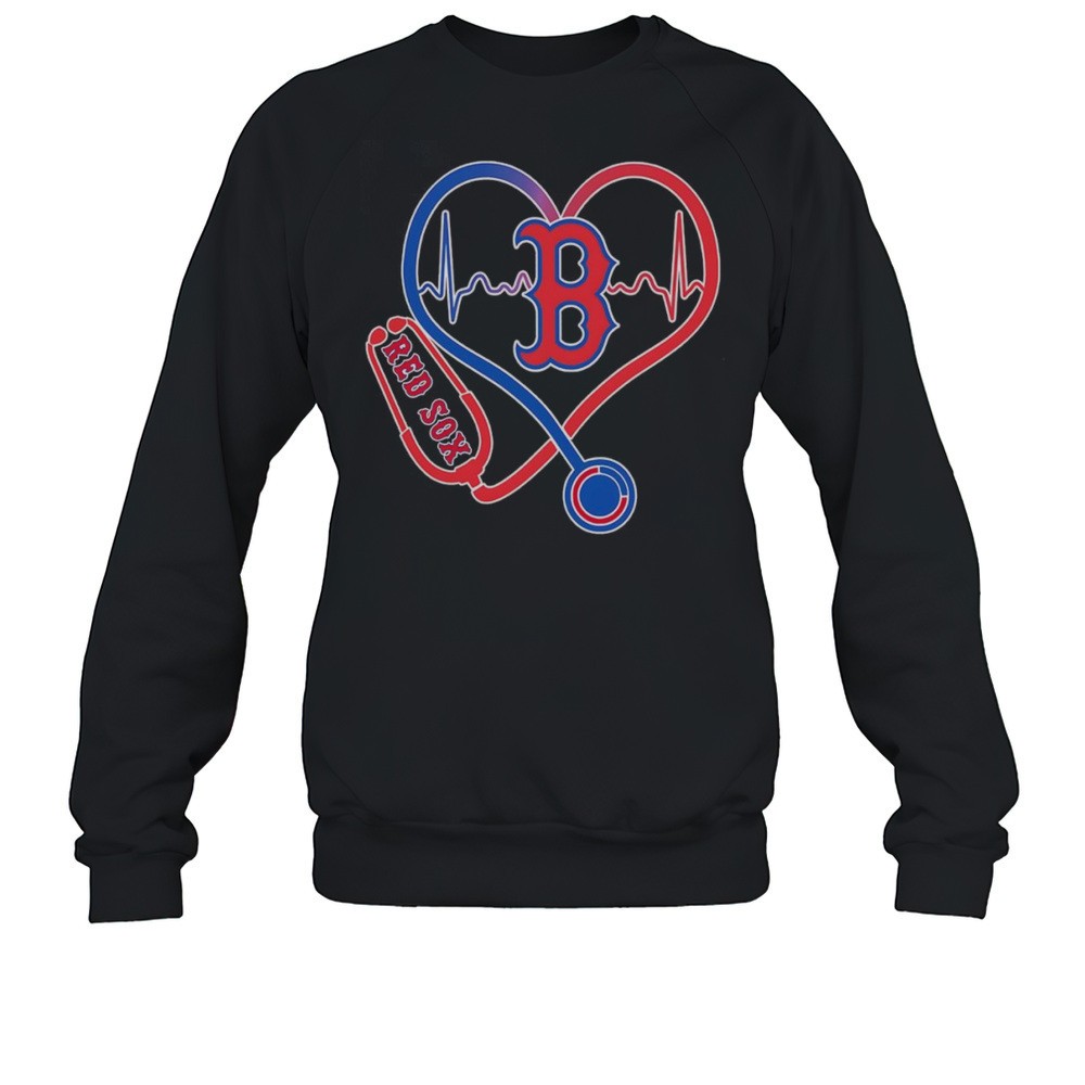 Stethoscope Heartbeat Boston Red Sox Shirt